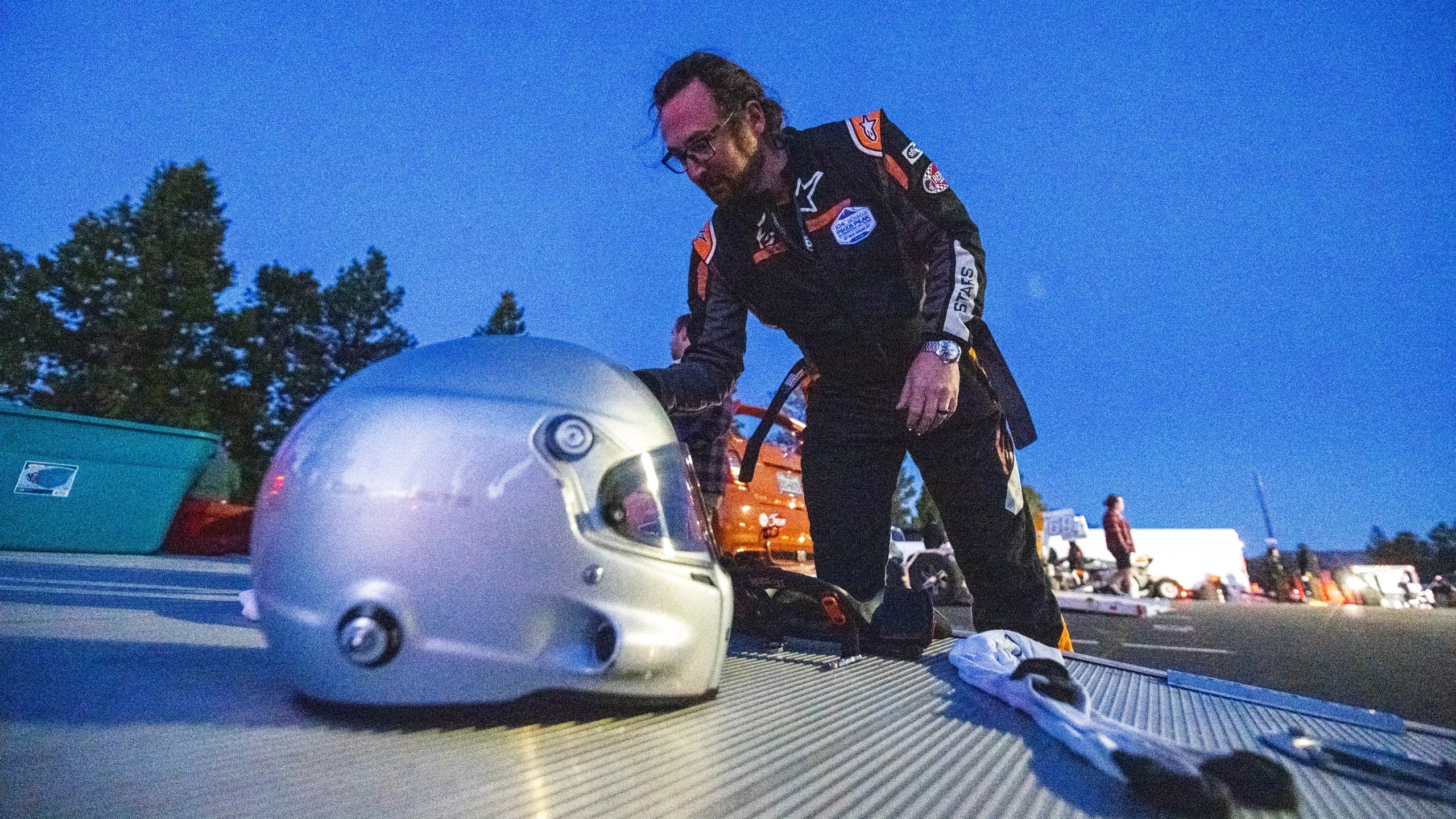 Sober Racing #281 Subaru WRX STI during tech and prep at Pikes Peak 2026