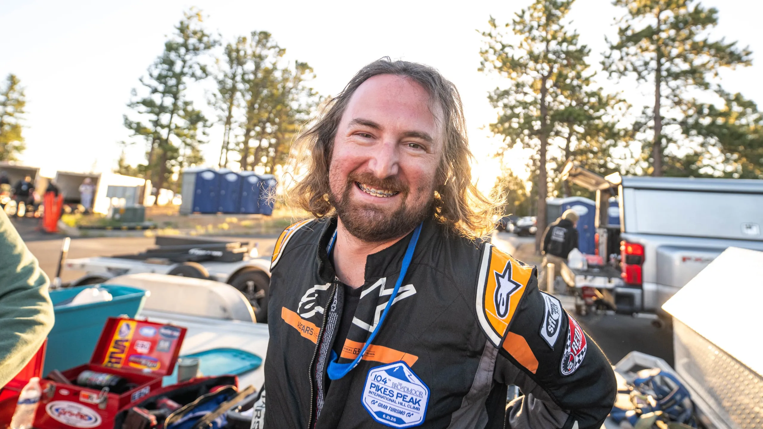 Sober Racing #281 on a practice run at the Pikes Peak International Hill Climb 2026