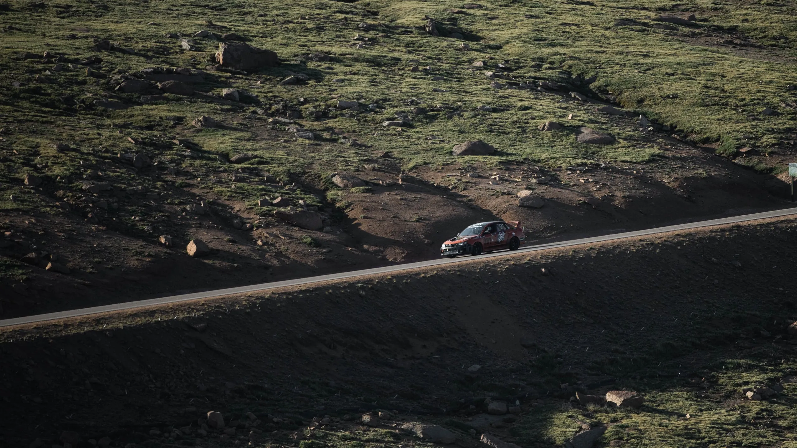 Sober Racing #281 on a practice run at the Pikes Peak International Hill Climb 2026