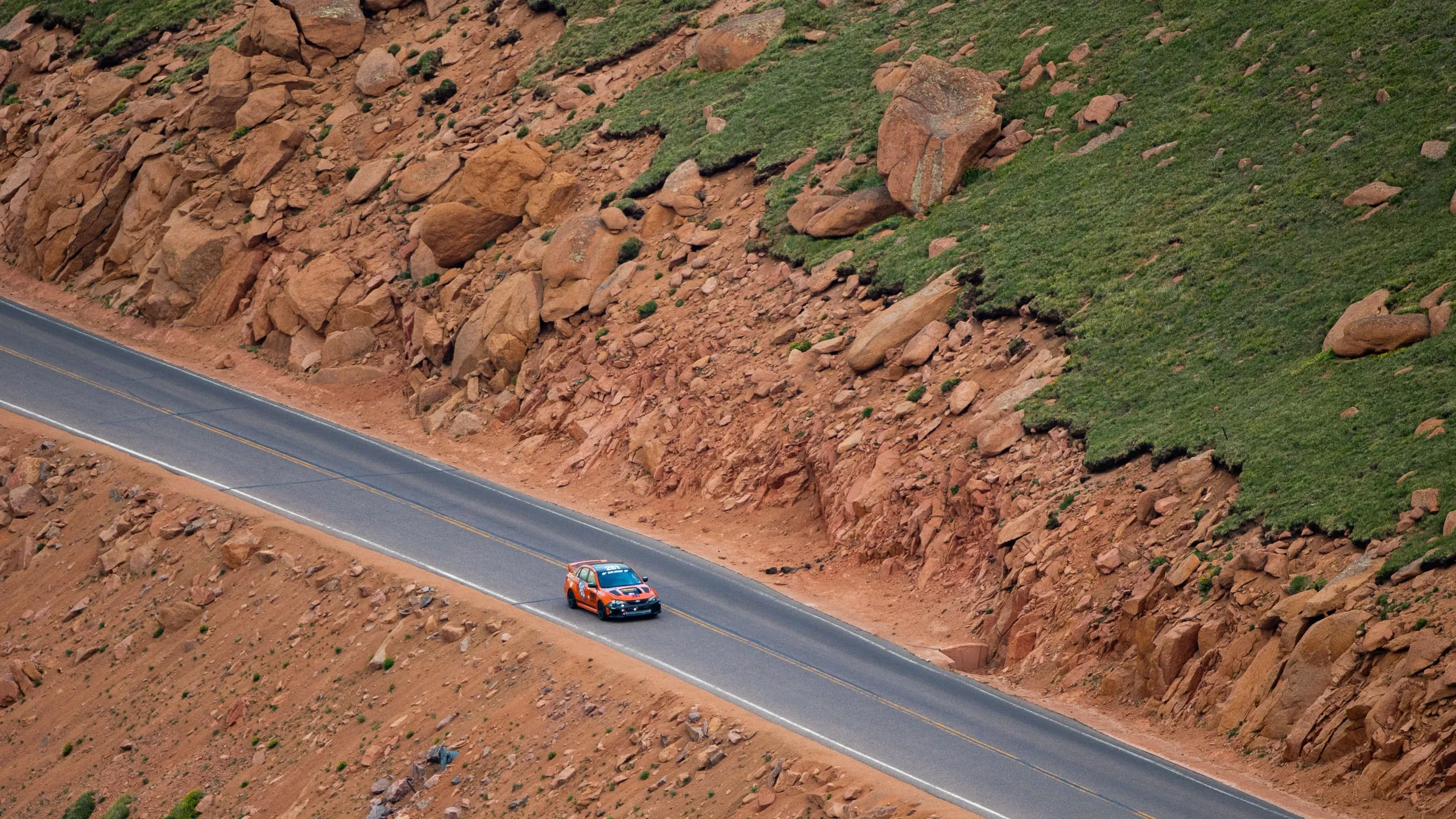 Sober Racing #281 on race day at the Pikes Peak International Hill Climb 2026